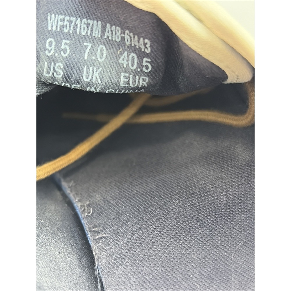 Keds Kickstart Pennant Shoes Women's Sz 9.5 Off White Baseball Stitched Comfort - Picture 13 of 14